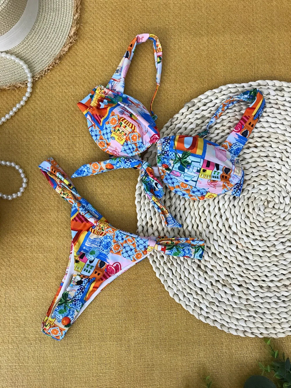 Bohemian Splash Bikinis Set