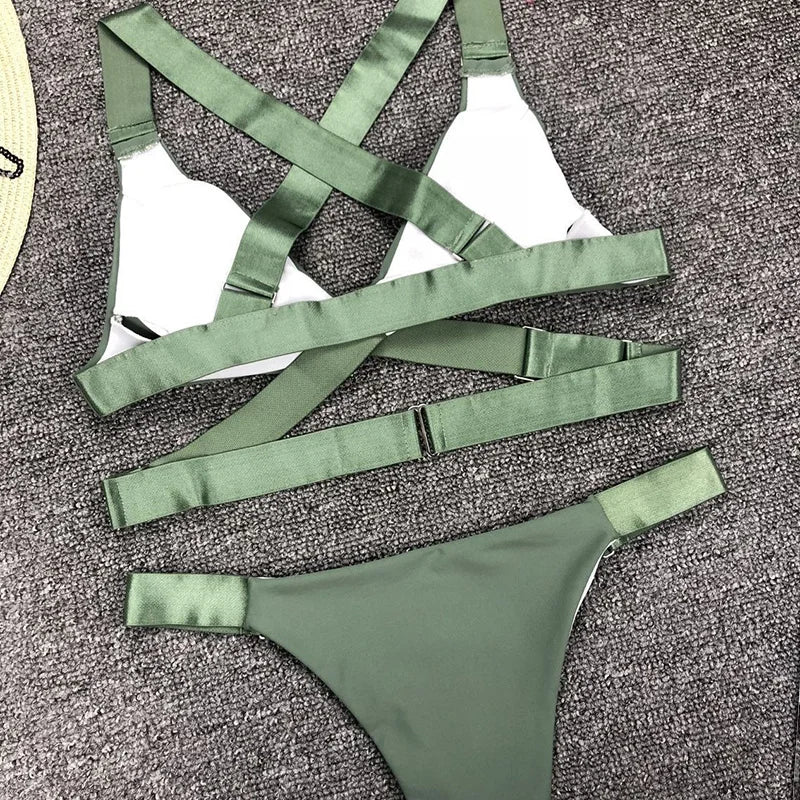 Evergreen Oasis Bikini Set