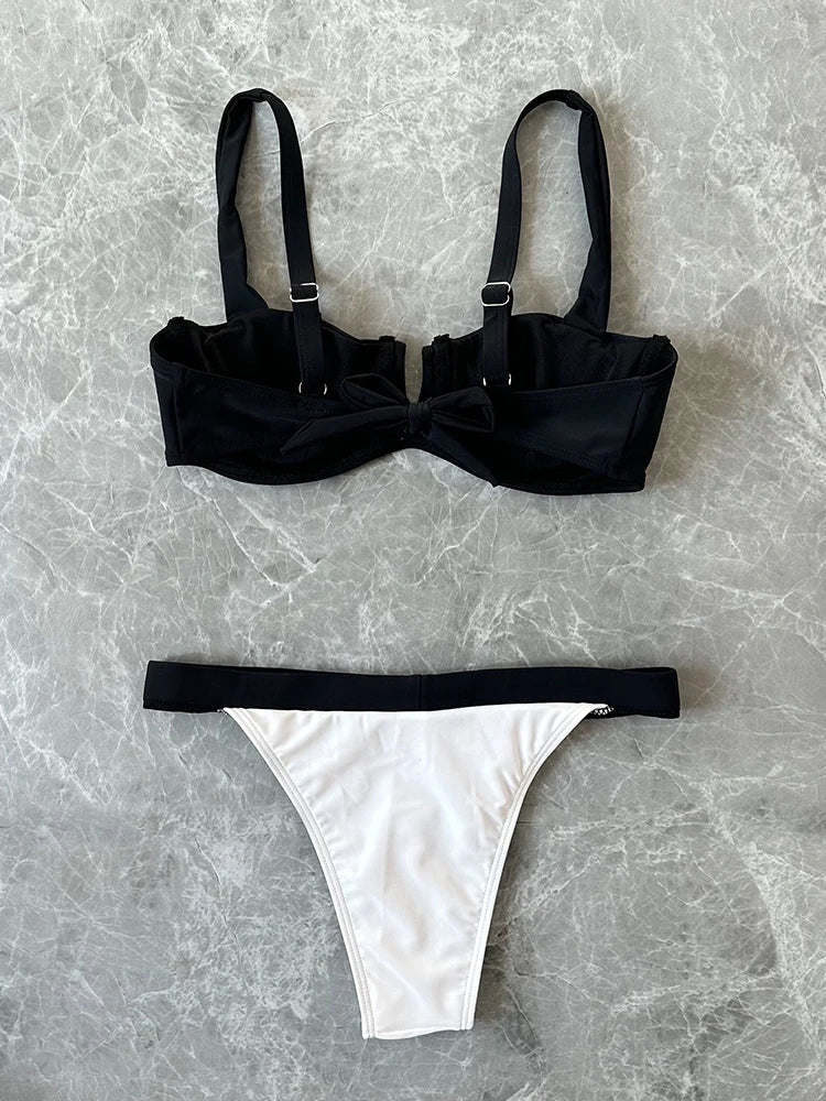 Noir Oasis Bikini Set