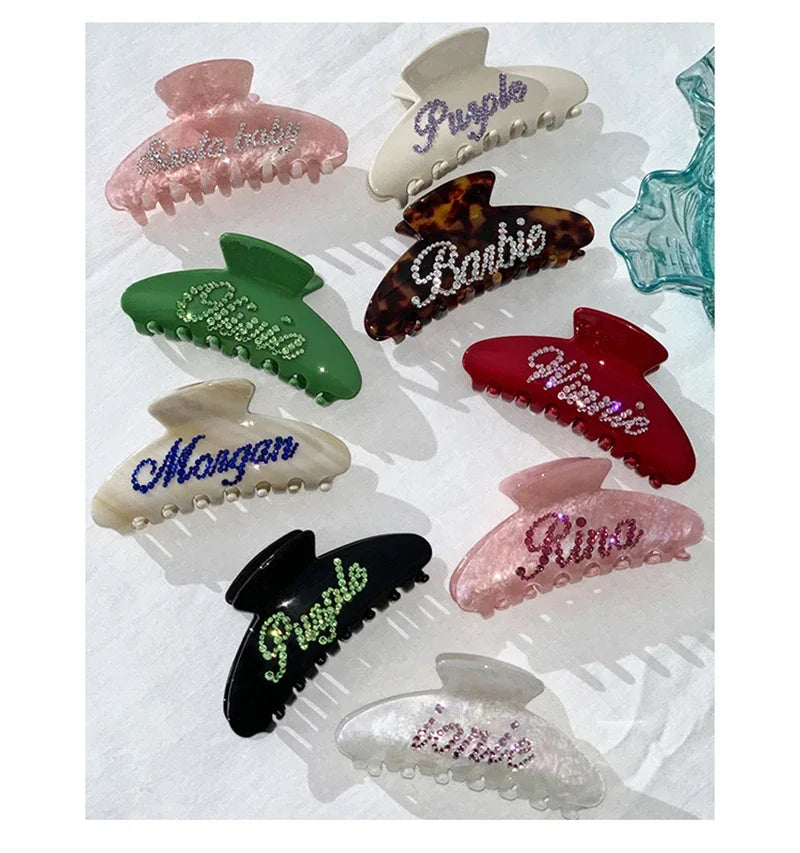 Personalized Glam Hair Clip