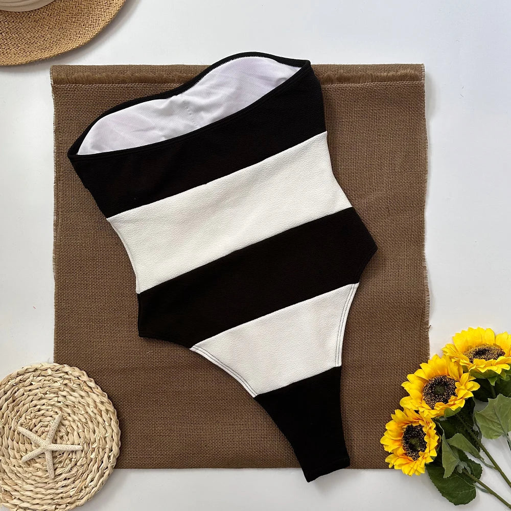 Classic Monochrome One-Piece