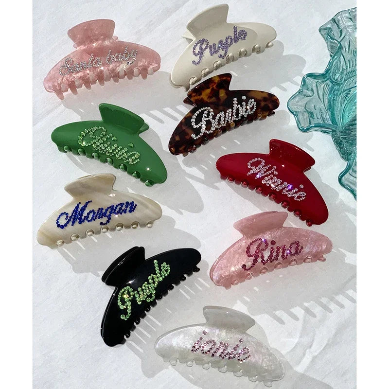 Personalized Glam Hair Clip