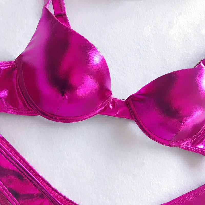 Fuchsia Glow Bikini Set