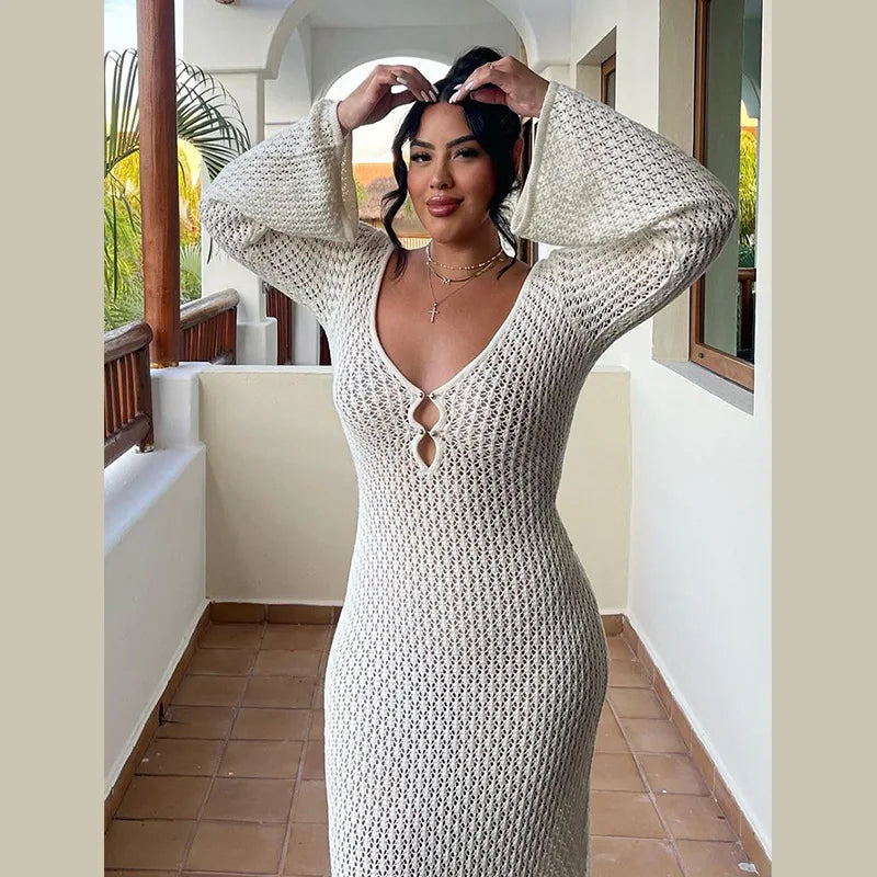 Ivory Breeze Coverup Dress