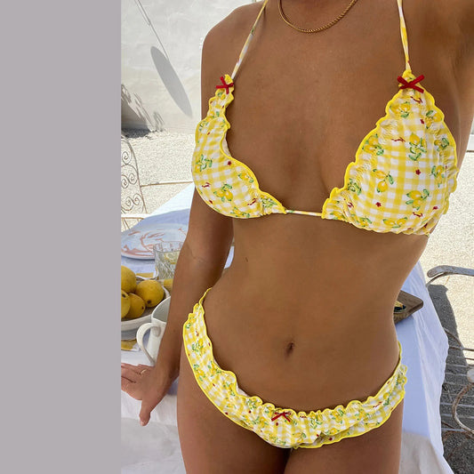 Sunny Citrus Bikini Set